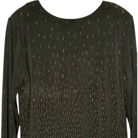 Chico's Travelers Beaded Evening Gala Tunic/Pants - Black - US 8 - Picture 7 of 16